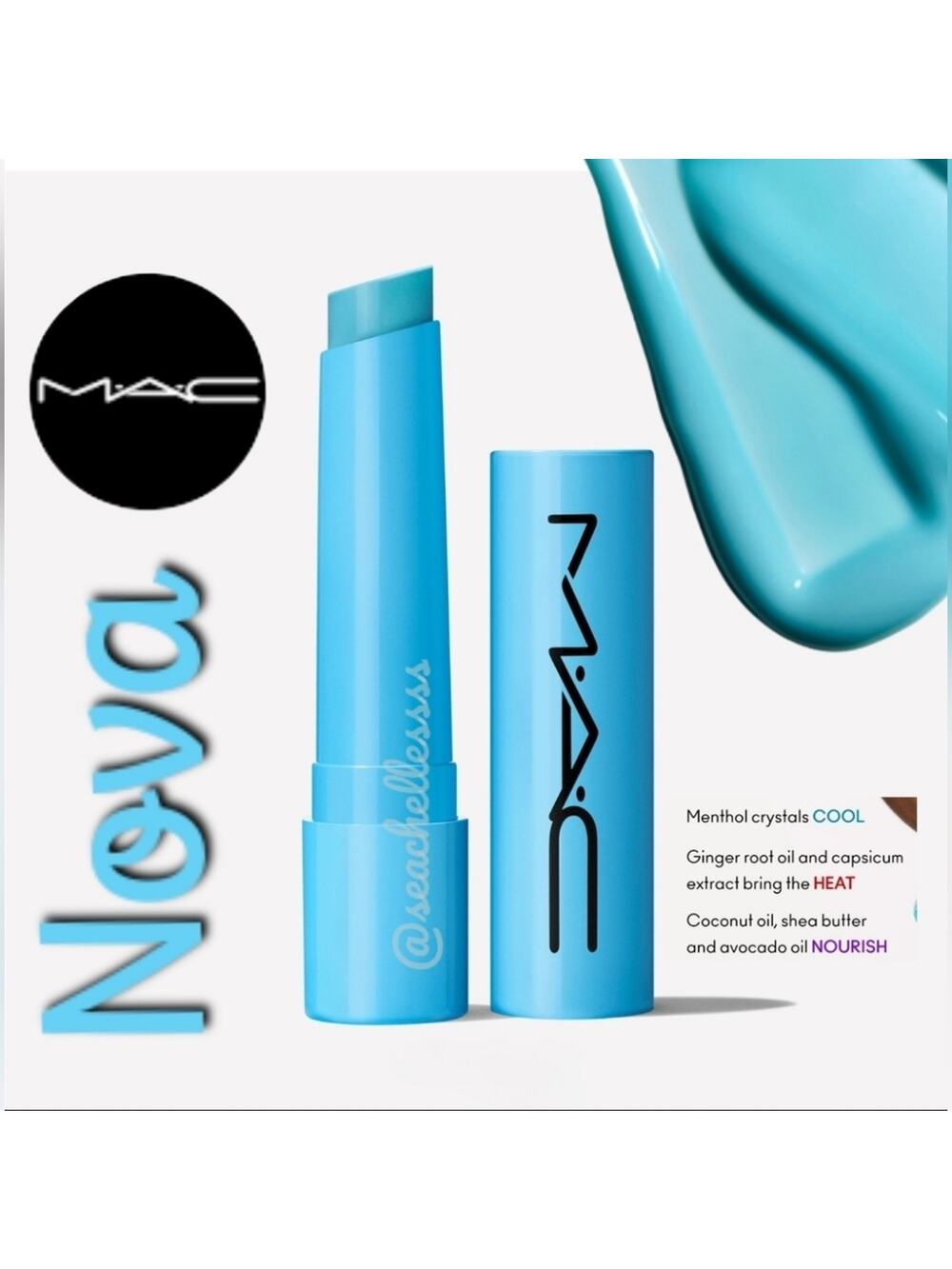 Mac Cosmetics Squirt Plumping Gloss Stick Nova Brand New in Box Authentic